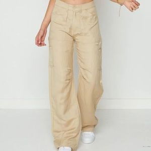 Lioness Miami Vice Linen Pants in Wheat